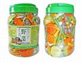 MIXED VEGETABLE CHIPS 500G PLASTIC POT 1