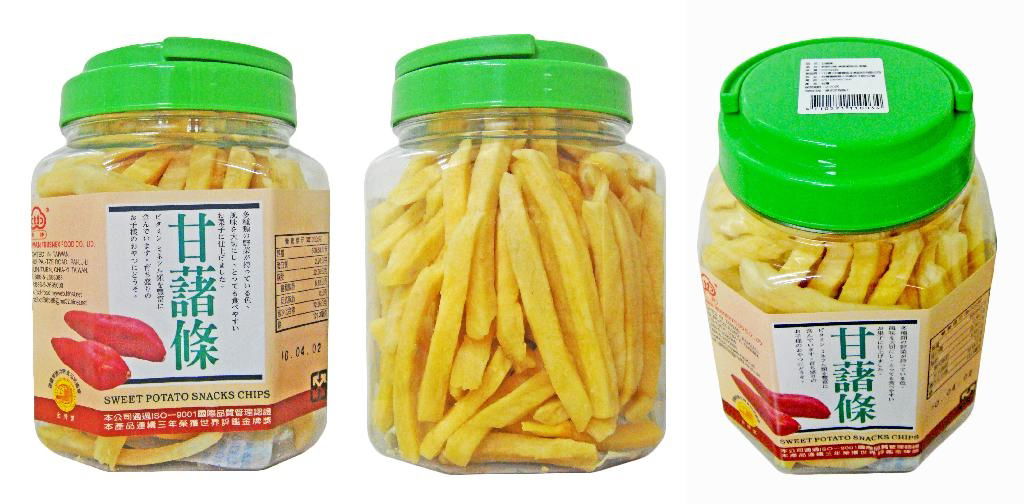 SWEET POTATO STRIPS 280G PLASTIC POT