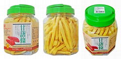 SWEET POTATO STRIPS 280G PLASTIC POT