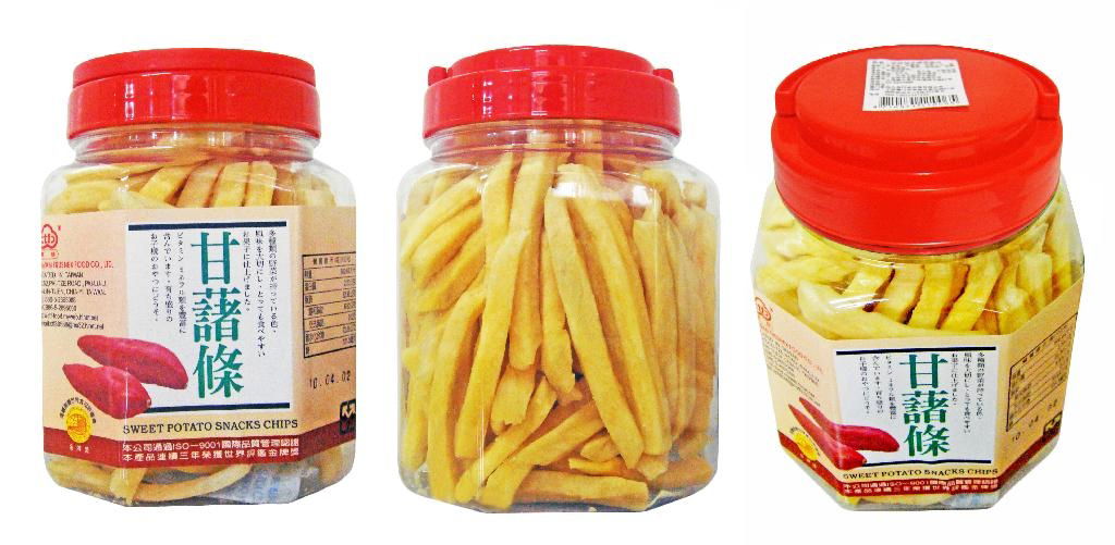 SWEET POTATO STRIPS 280G PLASTIC POT 2