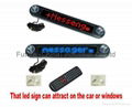 7*40 LED car moving message sign