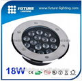 18W Outdoor decorative LED inground light 1