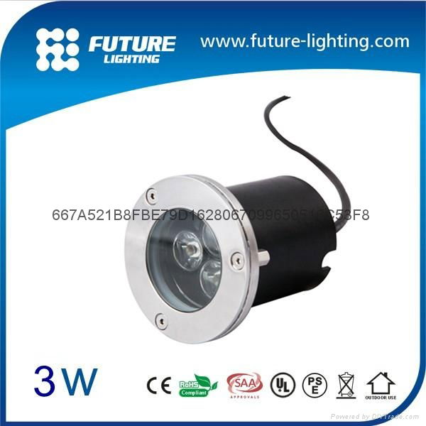 3W Shenzhen best price led underground light cool white led inground light