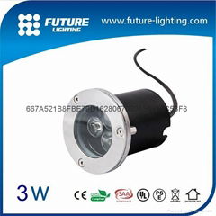 3W Shenzhen best price led underground light cool white led inground light 