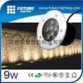 9W stainless steel outdoor night  lighting led  undergroung light  2