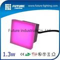 Waterproof IP67 12V outdoor recessed 100x100mm Glass Block Type led glass brick 