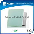  Shenzhen frosty glass shelf waterproof IP67 rgb color 200x200mm led brick light