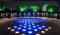 Outdoor IP67 toughened glass shelf 200x200mm light up flooring led tile light