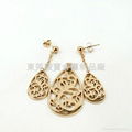 latest designs rose gold jewelry sets 3