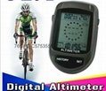 Digital altimeter on bike