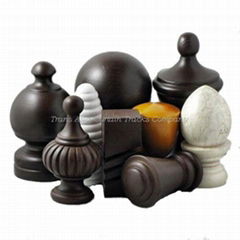 Wood finials 1