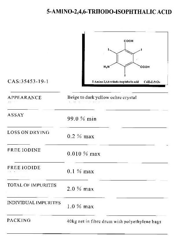 5-Amino-2,4,6-Triiodo-Isophthalic Acid