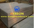 galvanized and pvc coated weld mesh fence panel -general mesh 