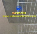 werson PVC coated weld mesh panel fence with bending-RAL 6005 