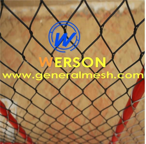 stainless steel rope mesh ,zoo enclosure mesh net,cable mesh net 