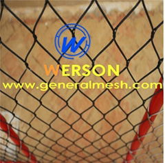 stainless steel rope mesh ,zoo enclosure mesh net,cable mesh net 