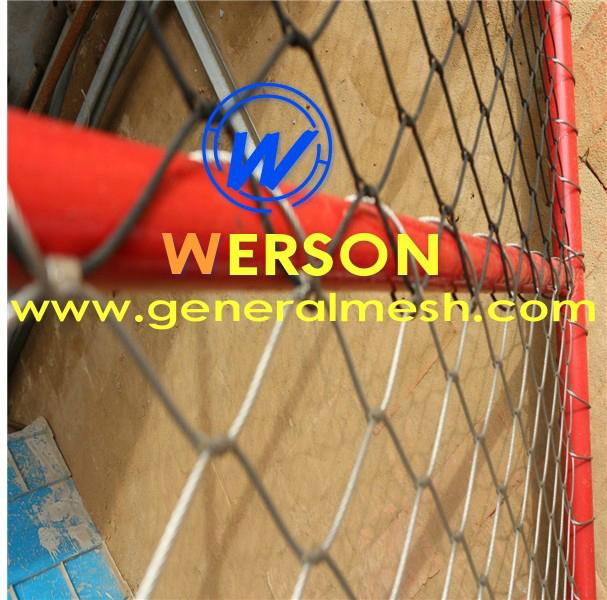 stainless steel rope mesh ,zoo enclosure mesh net,cable mesh net  2