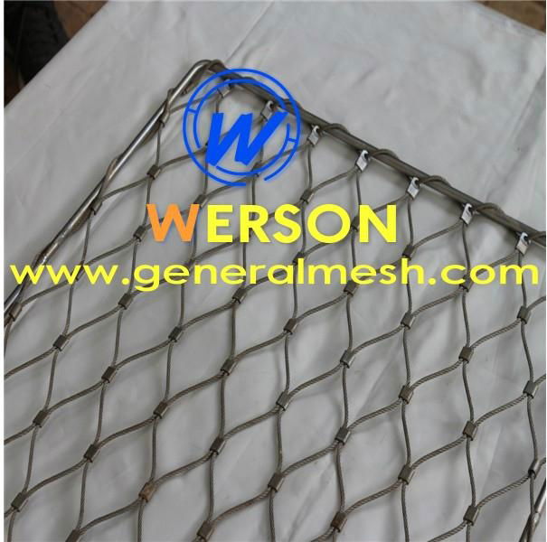 zoo enclosure mesh net,cable mesh net 