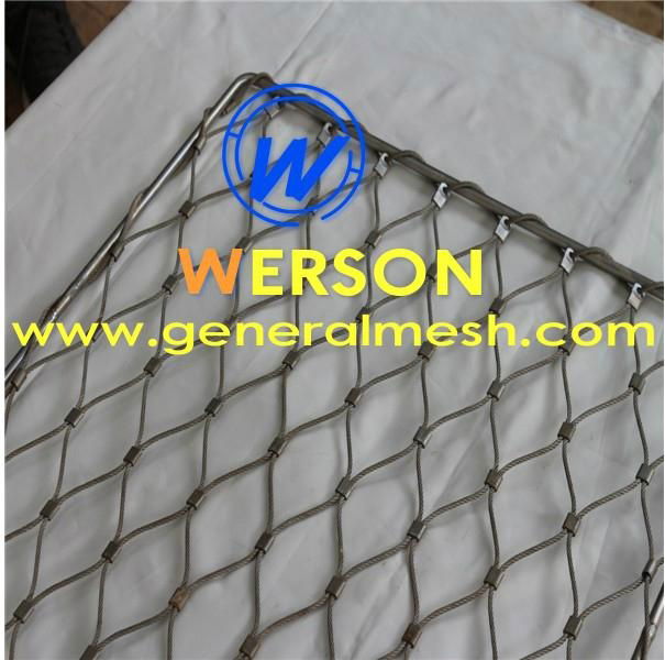 stainless steel rope mesh ,zoo enclosure mesh net,cable mesh net  3