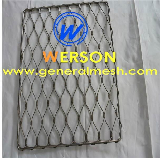  x tend mesh,Stainless Steel Garden Trellis,Plant Trellis,Flex Mesh Green Wall,Stainless Steel Fencing