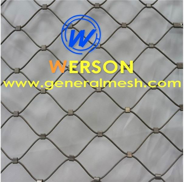 Animal rope mesh,zoo enclosure mesh 