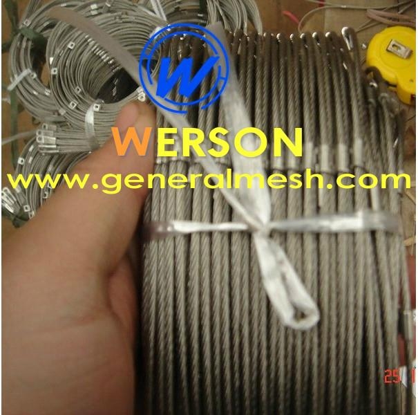 Animal rope mesh，Bird net mesh,aviary rope mesh ,cable net  2