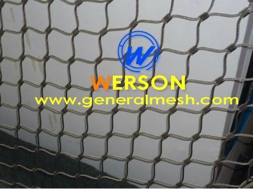 wire deck netting, Stair filling mesh,zoo net,cable net