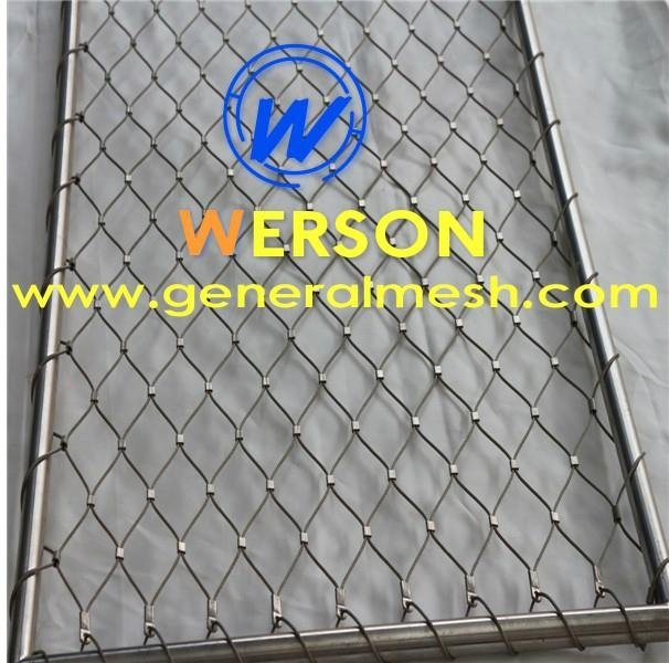 wire deck netting, Stair filling mesh,zoo net,cable net  5