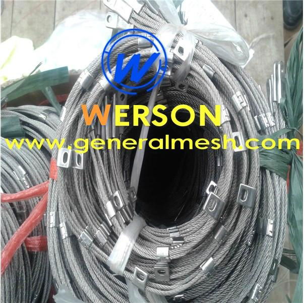 wire deck netting, Stair filling mesh,zoo net,cable net  3