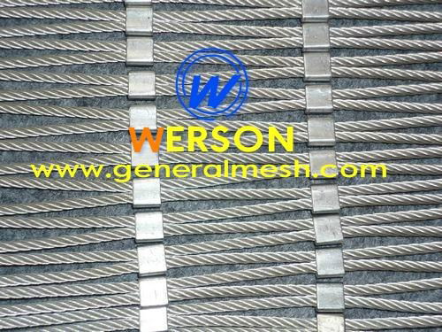 architectural facade,architectural mesh ,stainless steel cable mesh