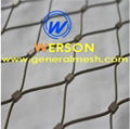 ferrule mesh,anti bird mesh,stainless steel wire rope mesh for staircase 