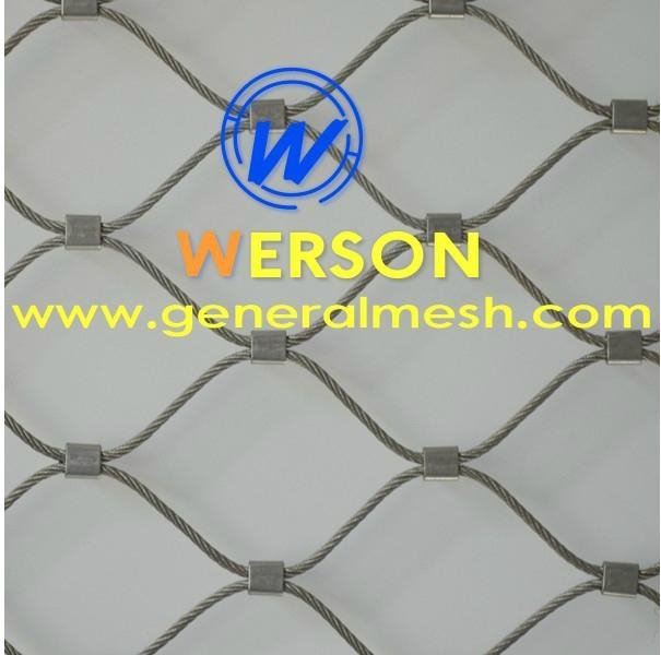 X Tend Flexible Stainless Steel Cable (Rope) Mesh,cable protection mesh