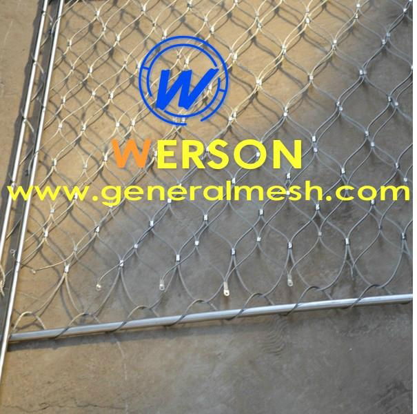 stainless steel zoo mesh ,animal soft mesh ,aviary security mesh,zoo mesh 2