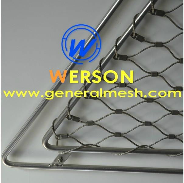 stainless inox line cable mesh