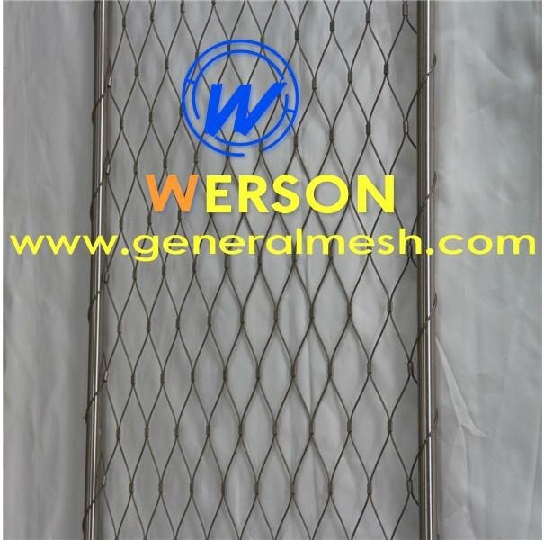 architectural cable rope mesh ,stainless steel ferrule mesh,inox line webnet 2