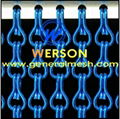  aluminium chain curtains ,aluminium fly screen,metal chain curtain，Anodizing Aluminum Chain Fly Screen