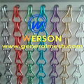  aluminium chain curtains ,aluminium fly screen,metal chain curtain，Anodizing Aluminum Chain Fly Screen