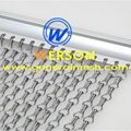  aluminium chain curtains ,aluminium fly screen,metal chain curtain，Anodizing Aluminum Chain Fly Screen