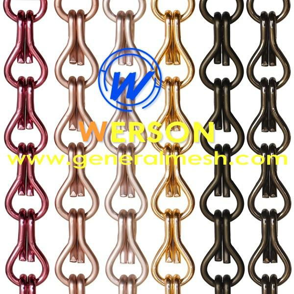 aluminium chain door screens, decorative metal chain door curtain,patio door screens