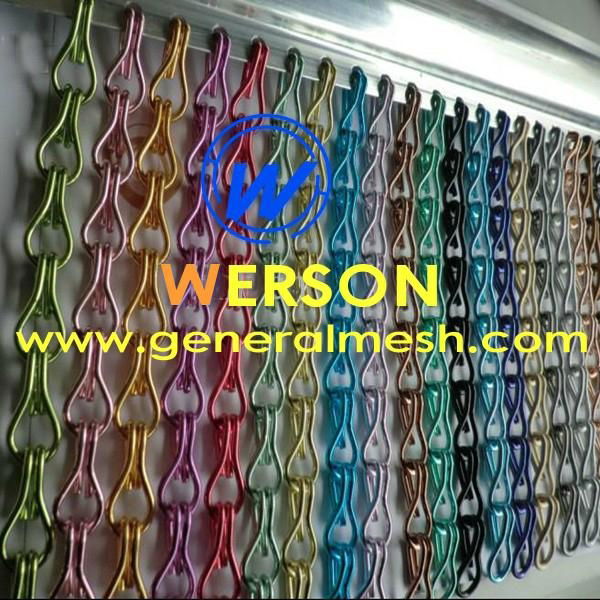 aluminium chain door screens, decorative metal chain door curtain,patio door screens