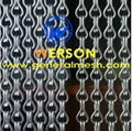 Anodized Fly Door Chain Curtains，Aluminum Decorative Door Curtain