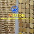 8mm Metal Sequin Fabric,Metallic Cloth for draping,dress