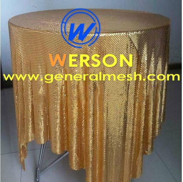 Aluminum Sequin Fabric Metallic Table Cloth,Window Curtains for inner design