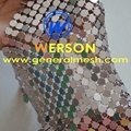 silver Sequin Fabric,Metallic Sequin Net,Sequin 3mm fabric for dress,decoration