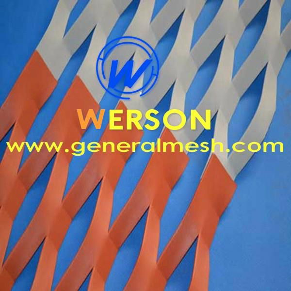 aluminium expanded metal mesh facade cladding,architectural external cladding  