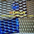 aluminum expanded metal mesh wall cladding,Sun screen panel,Solar Shading panel