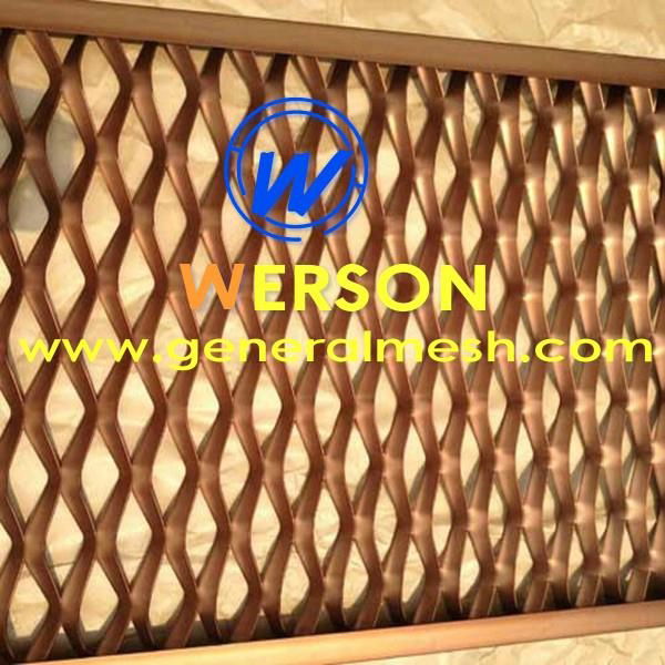 aluminum expanded metal mesh wall cladding,Sun screen panel,Solar Shading panel