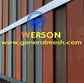 aluminum expanded metal mesh wall cladding,Sun screen panel,Solar Shading panel