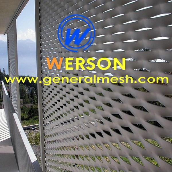 aluminium expanded metal mesh Ceiling Panel,Staircase Paneling,Sunscreen Panels