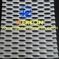 Expanded metal mesh exterior wall panel, Aluminum expanded metal facade
